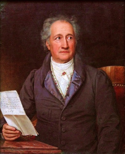 Johann Wolfgang von Goethe - schilderij van Joseph Karl stieler uit 1828